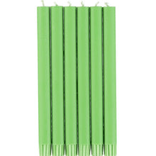 Load image into Gallery viewer, Grass Green Eco Dinner Candles, 25 per pack Candles &amp; Matches British Colour Standard 
