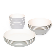 Load image into Gallery viewer, Blate Dining Bundle Dinnerware Sets Bamboozle Dove 
