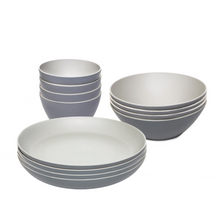 Load image into Gallery viewer, Blate Dining Bundle Dinnerware Sets Bamboozle Pebble 
