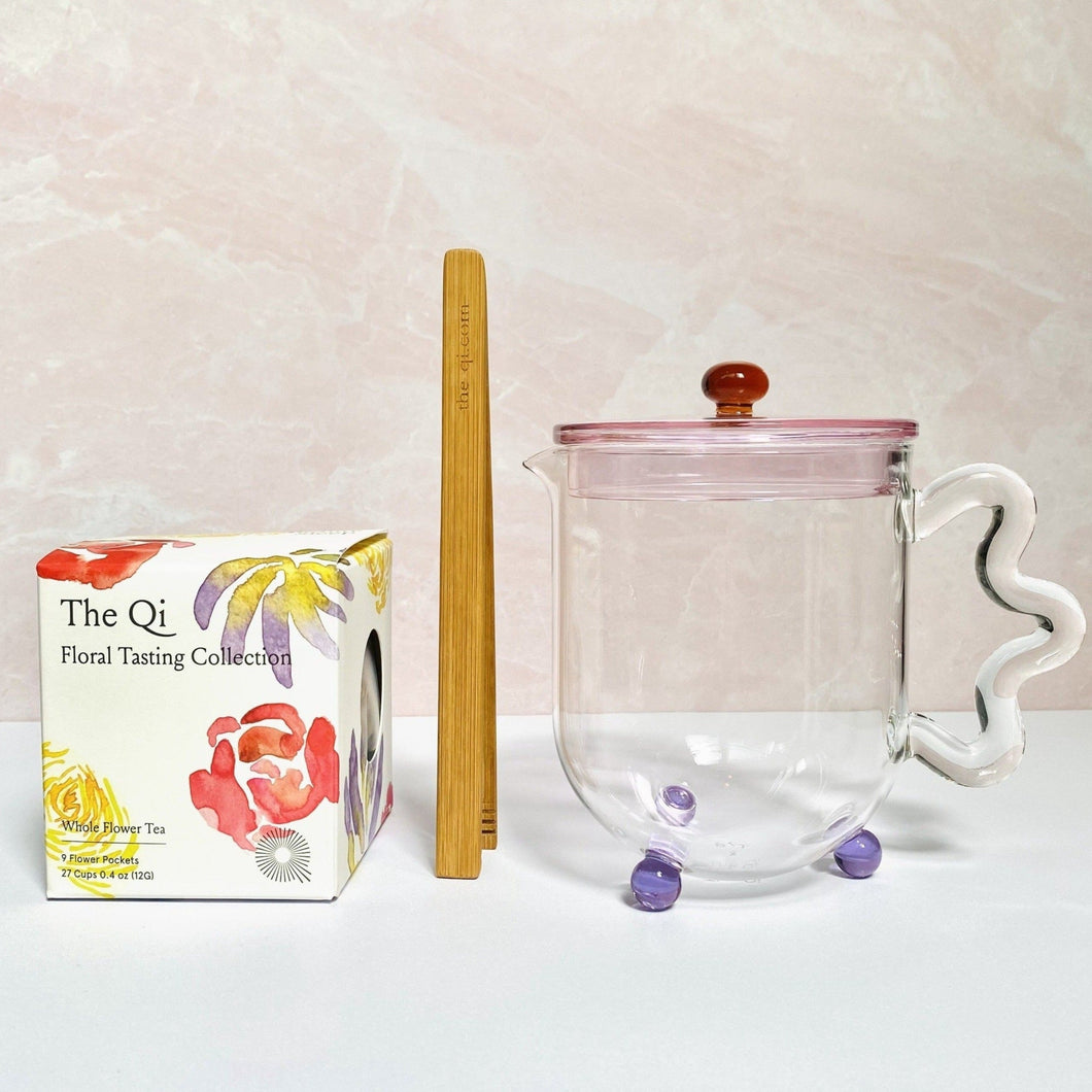 Bloom glass teapot Accessories The Qi 