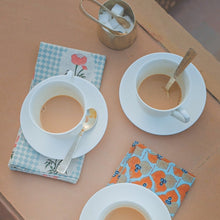 Load image into Gallery viewer, Zara - Block-printed Table Napkins - Set of 4 Table Linen Soil to Studio 
