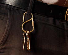 Load image into Gallery viewer, Offset Keyring - Brass Craighill 
