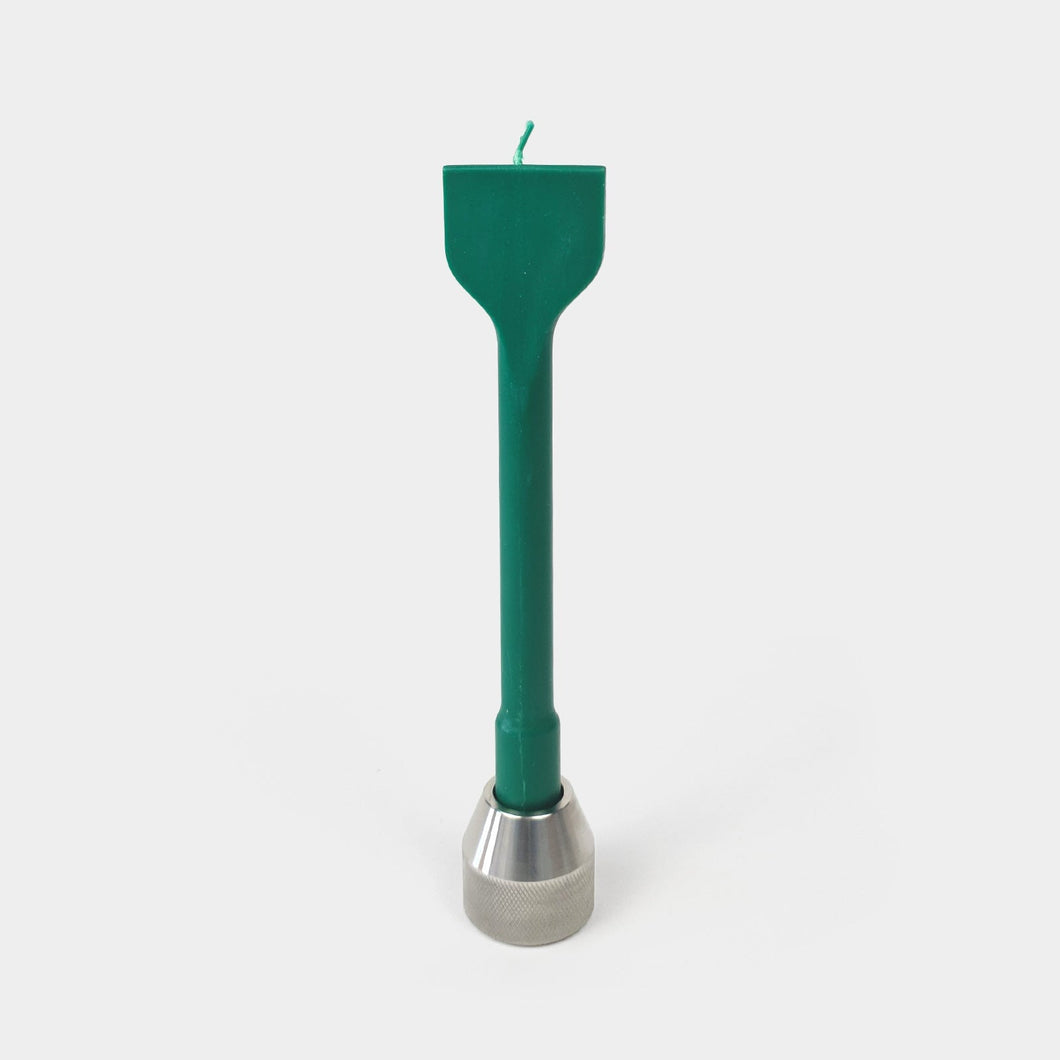 Chisel Drill Bit Candle - Green 54 Celsius 