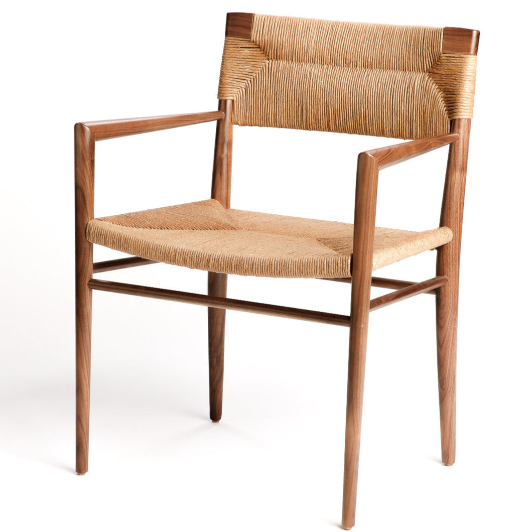 Woven Rush-Backed Dining Chairs DINING CHAIRS Smilow Design 