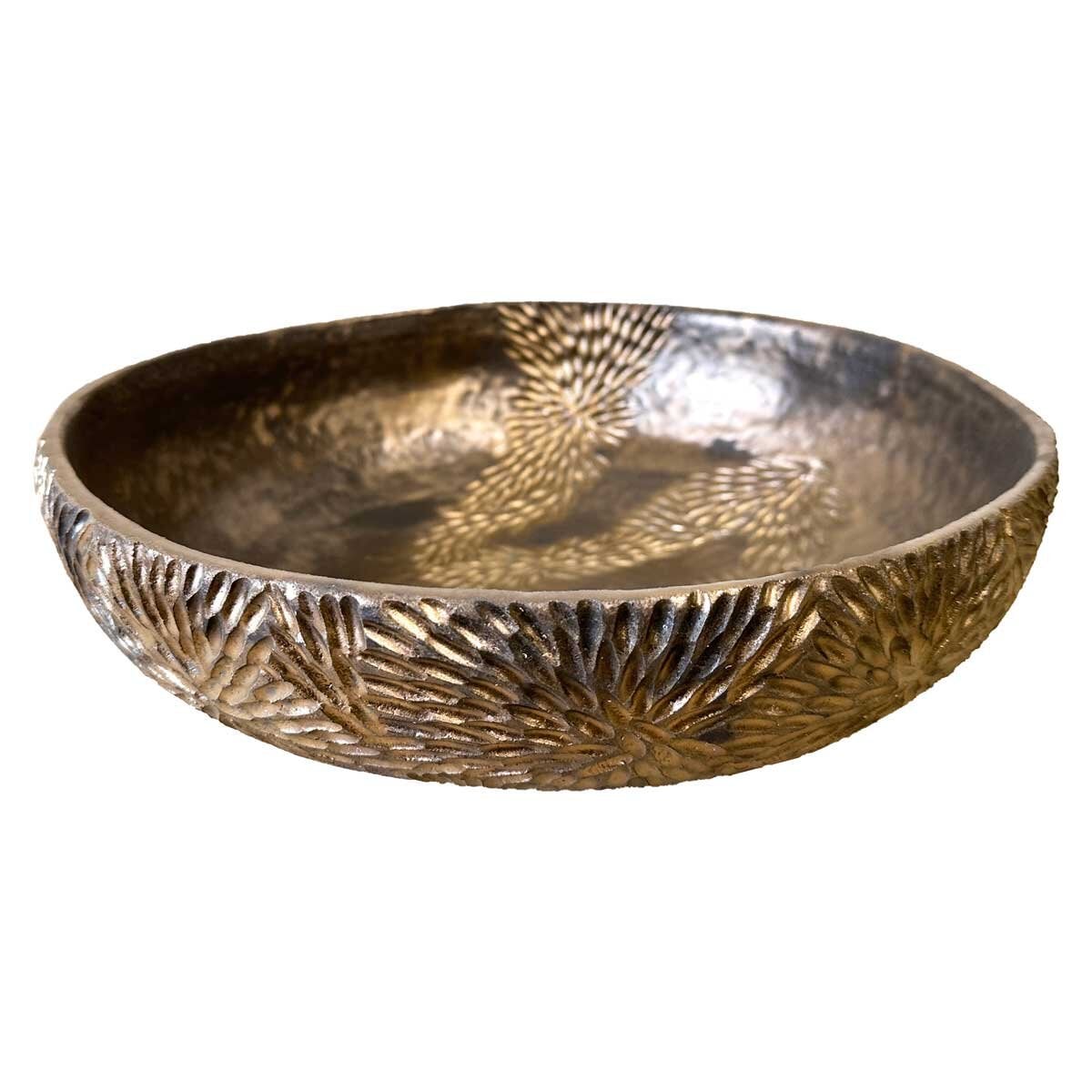 Seed Pod River Centerpiece Bowl - Gold Demetria Chappo 