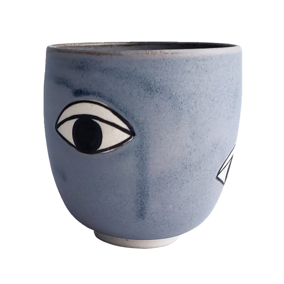 Many Eyes Cup, Coastal Mugs Demetria Chappo 