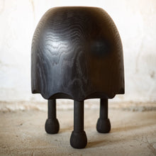 Load image into Gallery viewer, Scalloped 3 Legged Stool OTTOMANS, POUFS, &amp; STOOLS Ian Love Design 
