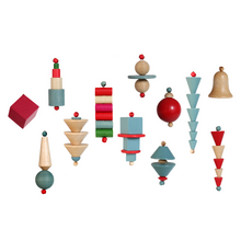 Load image into Gallery viewer, Bauhaus-era Christmas Ornaments - Gift Box Set of 12 HOLIDAY Ameico 
