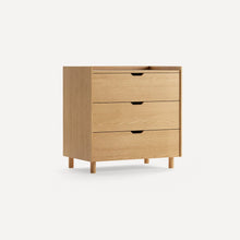 Load image into Gallery viewer, Prospect 3-Drawer Low Dresser DRESSERS &amp; CHESTS Burrow Oak 
