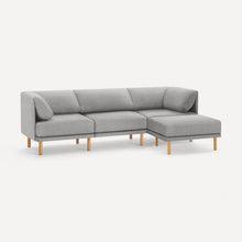 Load image into Gallery viewer, Range 4-Piece Sectional Lounger SECTIONALS Burrow Stone Grey Oak 
