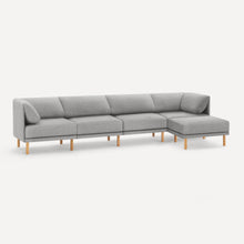 Load image into Gallery viewer, Range 5-Piece Sectional Lounger SECTIONALS Burrow Stone Grey Oak 
