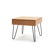 Load image into Gallery viewer, Carta Side Table SIDE TABLES Burrow Oak Hairpin 

