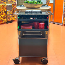 Load image into Gallery viewer, Exclusive Black Power Kitchen Cart by Ghetto Gastro x USM KITCHEN STORAGE &amp; ORGANIZATION USM 
