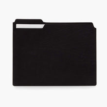 Load image into Gallery viewer, Fiaru Leather Folder Graf Lantz Black 
