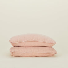 Load image into Gallery viewer, Simple Linen Quilt Sham - Set of 2 SHEETS Hawkins New York BLUSH King 
