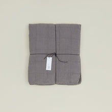 Load image into Gallery viewer, Simple Linen Quilt PILLOWS, DUVETS, &amp; MATTRESS TOPPERS Hawkins New York DARK GREY King 
