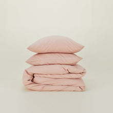 Load image into Gallery viewer, Essential Percale Duvet Cover PILLOWS, DUVETS, &amp; MATTRESS TOPPERS Hawkins New York Blush King 
