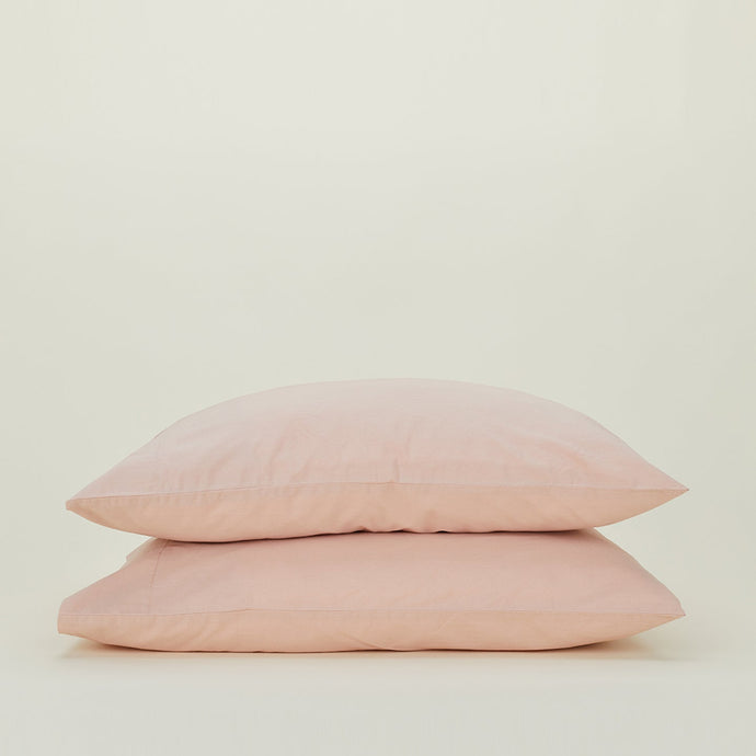 Essential Percale Pillowcase - Set of 2 SHEETS Hawkins New York Blush Standard 