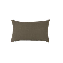 Load image into Gallery viewer, Simple Linen Pillow THROW PILLOWS Hawkins New York OLIVE 22&quot; x 12&quot; 
