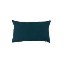 Load image into Gallery viewer, Simple Linen Pillow THROW PILLOWS Hawkins New York PEACOCK 22&quot; x 12&quot; 
