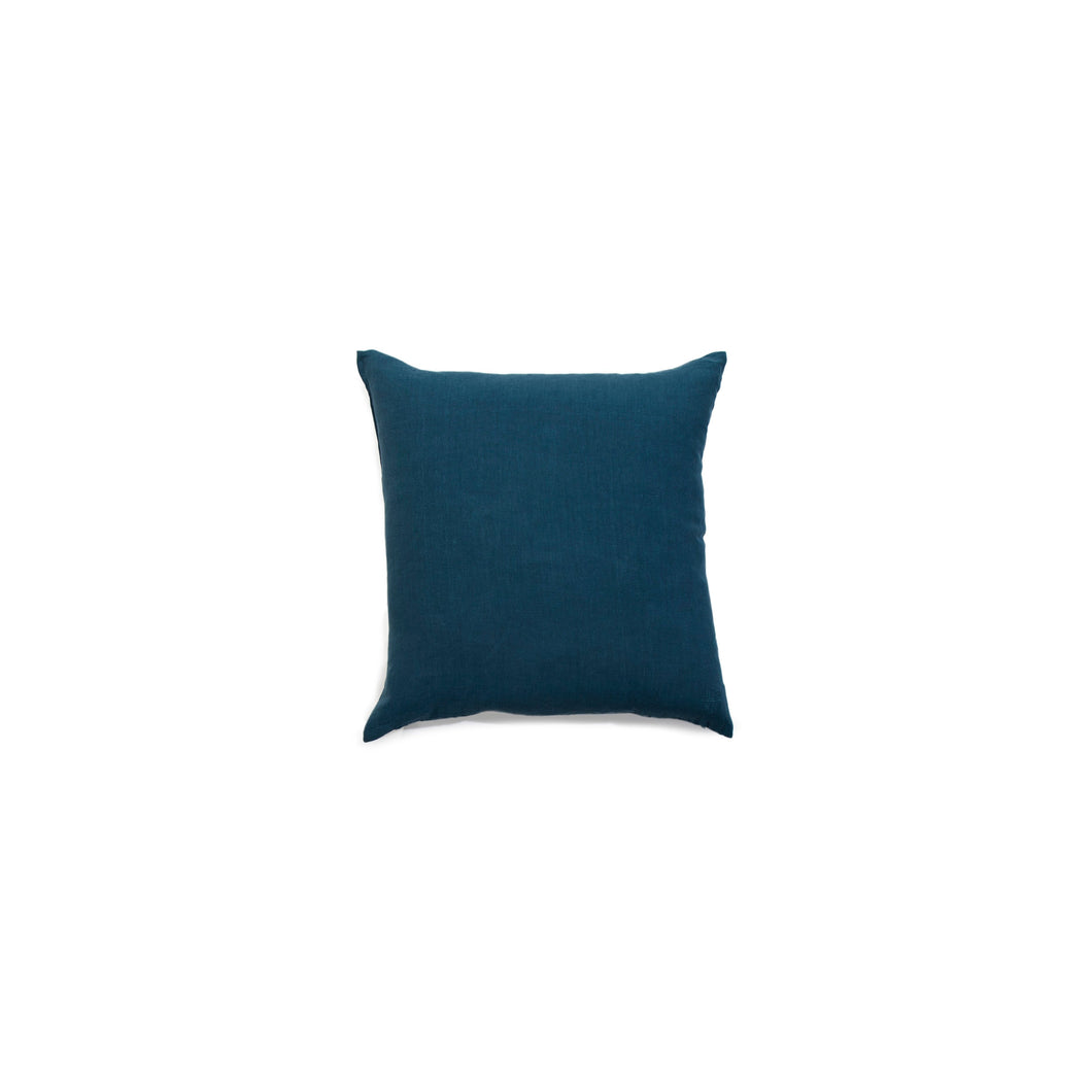 Simple Linen Pillow THROW PILLOWS Hawkins New York PEACOCK 22