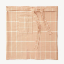 Load image into Gallery viewer, Grid Bistro Apron APRONS MINNA Peach 
