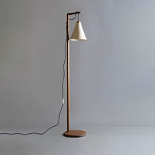 Load image into Gallery viewer, Halsey Floor Lamp FLOOR LAMPS VOLK Furniture Walnut/White 
