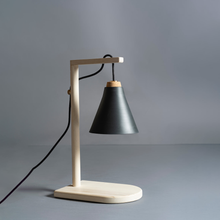 Load image into Gallery viewer, Halsey Table Lamp TABLE &amp; DESK LAMPS VOLK Furniture Bleached/Black 
