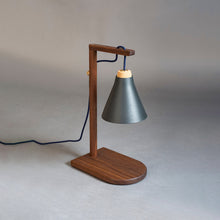 Load image into Gallery viewer, Halsey Table Lamp TABLE &amp; DESK LAMPS VOLK Furniture Walnut/Black 
