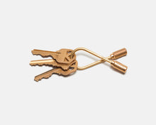 Load image into Gallery viewer, Closed Helix Keyring HARDWARE &amp; TOOLS Craighill Brass 
