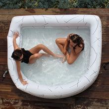 Load image into Gallery viewer, LINES WHITE INFLATABLE ARCH POOL Pool Floats &amp; Loungers &amp; Sunday 
