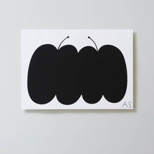 Load image into Gallery viewer, Silkscreen Double Apple Black Kroki 
