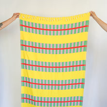 Load image into Gallery viewer, LATTICE TURKISH TOWEL / LEMON SQUEEZE interiors/textiles STATE 
