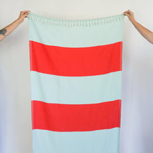 Load image into Gallery viewer, WIDE STRIPE TURKISH TOWEL / SUNRISE SUNSET interiors/textiles STATE 
