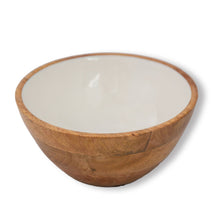 Load image into Gallery viewer, Jeanne Fitz Wood + White Collection Mango Wood Serving Bowl, Medium Jeanne Fitz 
