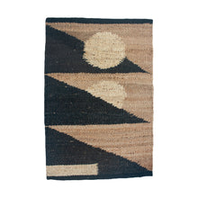 Load image into Gallery viewer, MARGEAUX TRIANGLES JUTE RUG Rug Leah Singh 
