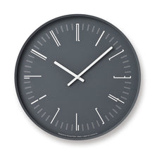 Load image into Gallery viewer, Draw Clock Clocks Lemnos Black Flat 
