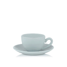 Load image into Gallery viewer, Milk Cup and Saucer COFFEE &amp; TEA Lucie Kaas Blue Fog 
