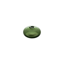Load image into Gallery viewer, MINI VASE - Flat Round Bud Sugahara Forest Green 
