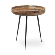 Load image into Gallery viewer, Bowl Table SIDE TABLES Mater 20.4&quot;h x 18.1&quot; diam. Natural Lacquered 
