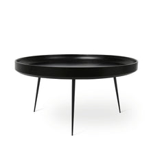 Load image into Gallery viewer, Bowl Table SIDE TABLES Mater 14.9&quot;h x 29.5&quot; diam. Black stained 

