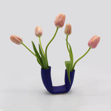 Load image into Gallery viewer, Midnight Blue Tube Vase Medium Julia Elsas 
