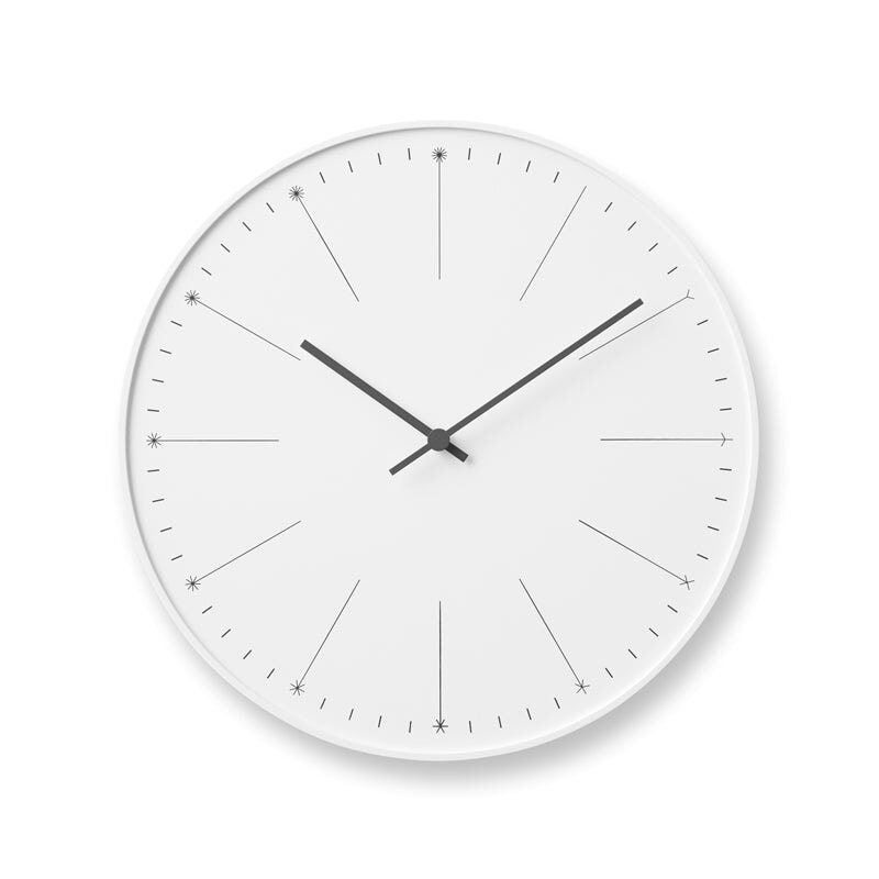 Dandelion Clock Clocks Lemnos White 
