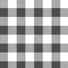 Load image into Gallery viewer, Picnic Plaid WALLPAPER NextWall Black &amp; White 
