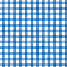 Load image into Gallery viewer, Spring Plaid WALLPAPER NextWall Cobalt 
