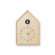 Load image into Gallery viewer, Birdhouse Cuckoo Clock Clocks Lemnos Natural 
