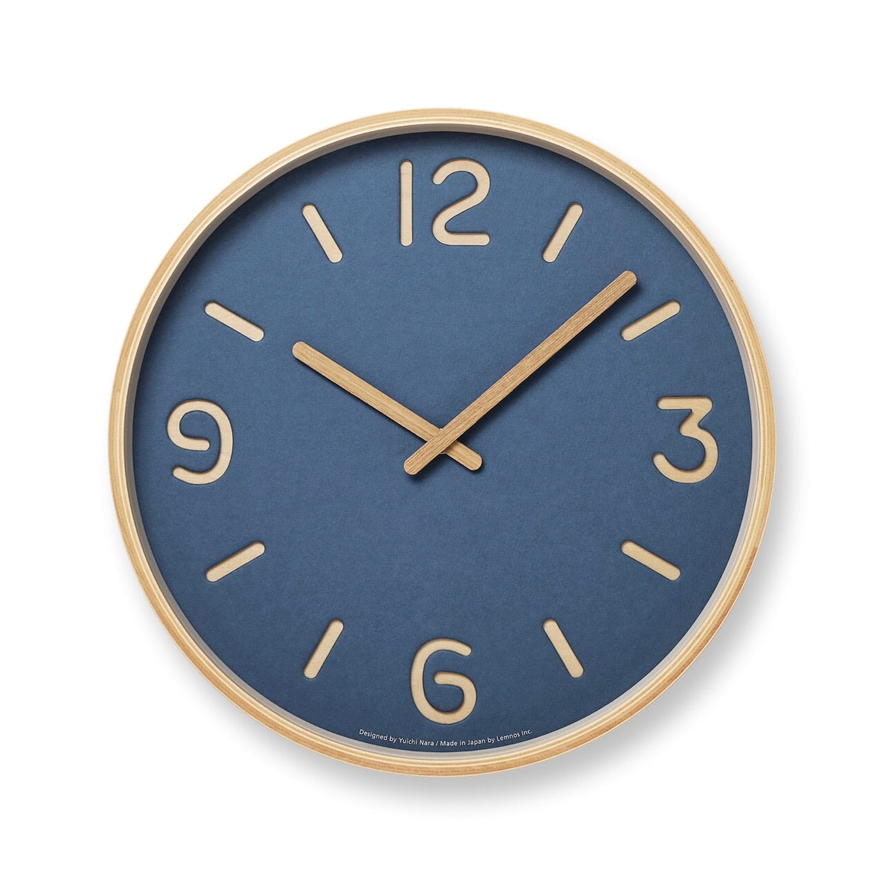 Thomson Paper Clock Clocks Lemnos Blue 