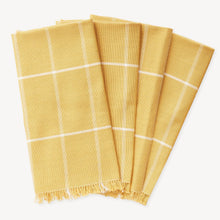 Load image into Gallery viewer, Grid Napkin - Set of 4 NAPKINS MINNA Gold 
