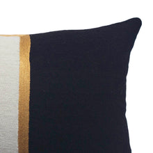 Load image into Gallery viewer, NICOLE IVORY/EBONY PILLOW Pillow Leah Singh 
