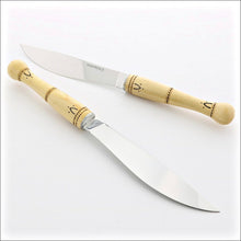 Load image into Gallery viewer, Nontron Cheese Knife Boxwood Handle Cutlery Never Under LLC 
